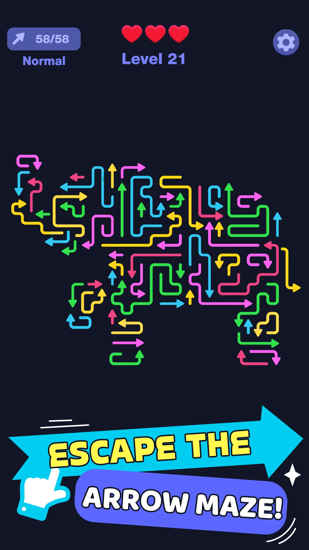 Color Maze Master: Tap & Clear screenshot